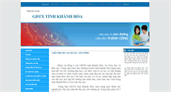 Desktop Screenshot of gdtxtinh.khanhhoa.edu.vn
