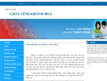 Tablet Screenshot of gdtxtinh.khanhhoa.edu.vn